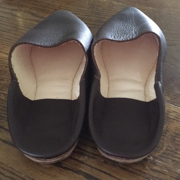 New leather babouche slides from Morocco - Picture 3 of 8